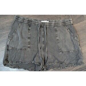 O'Neill Women's Shorts Size Medium Gray Pull-On Light Gray Pockets 31" Waist